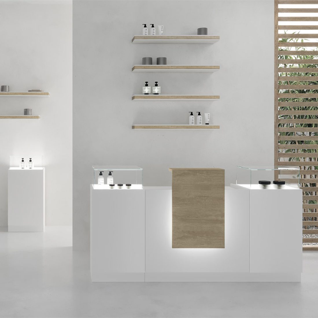 Reception Light Desk Tris - vista alternativa